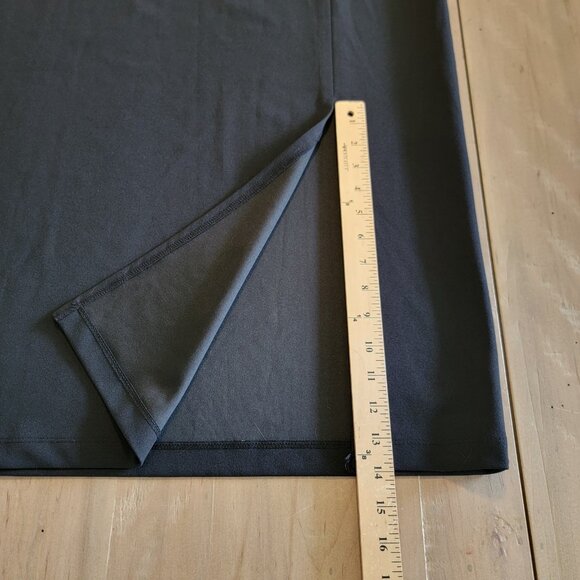 NYCC Skirt Long Pencil Style Size L‎ Black Classic Career Piece Front Slit NWT - Picture 3 of 10